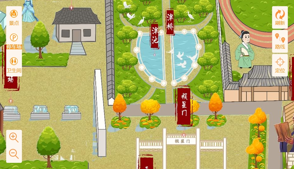 鹿邑手绘地图景区语音讲解导览系统：智慧景区建设的基石